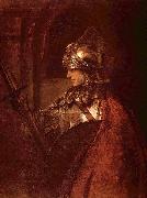 Rembrandt Peale Mann mit Rustung Spain oil painting artist